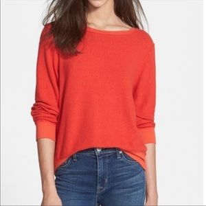 WILDFOX Red Baggy Beach Jumper Size Small